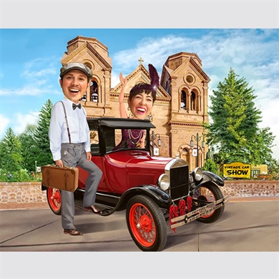 Custom Caricature from Photos - myDaVinci
